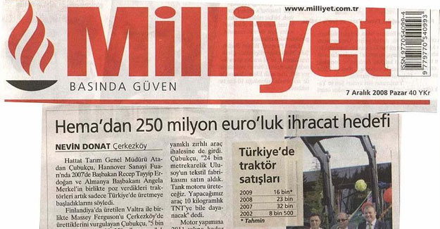 Hema'dan 250 Milyon Euro'luk İhracat Hedefi 