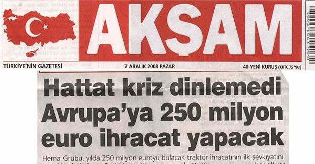 Hattat Kriz Dinlemedi Avrupa'ya 250 Milyon Euro İhracat Yapacak