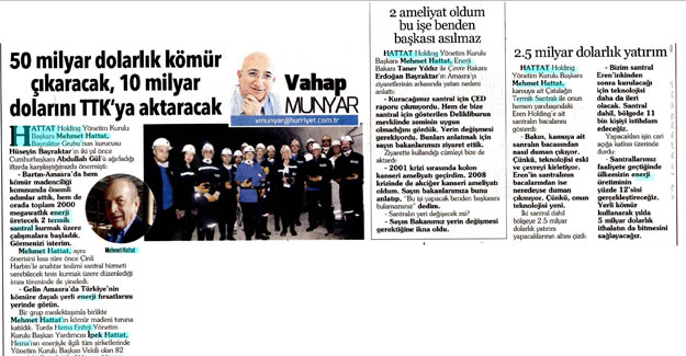 50 Milyar Dolarlık Kömür Çıkaracak, 10 Milyar Dolarını TTK'ya Aktaracak