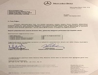 Mercedes'ten şirketimize A puan!