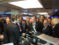 Cumhurbaşkanı Erdoğan Hema standını ziyaret etti