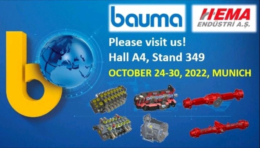 Bauma Fuarı'ndayız!